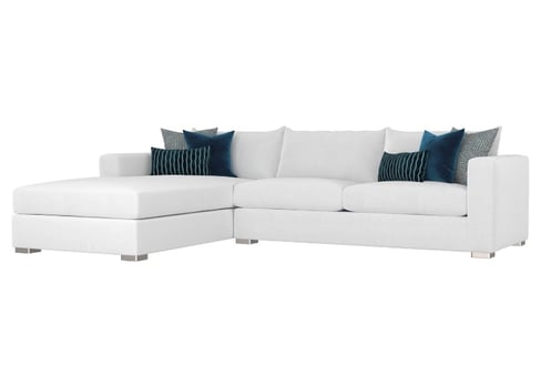 Bernhardt Interiors Helena Fabric Sectional