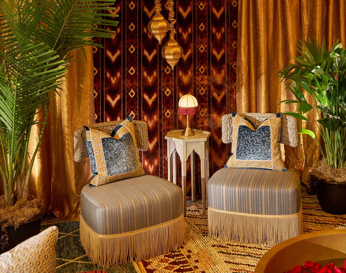 Bernhardt, along with A-List designer Nicole Fuller, brought a luxurious atmosphere to the High Point Market.