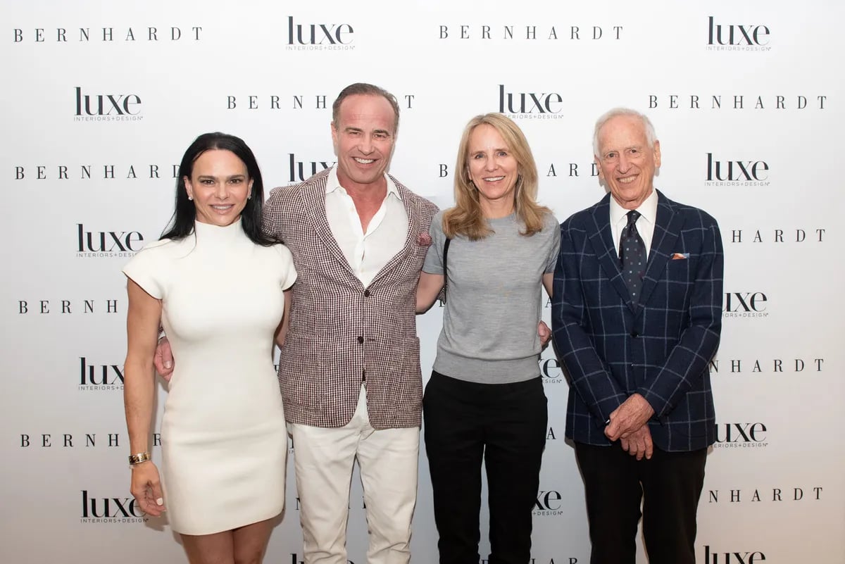 Bernhardt Furniture co-hosted a celebration with Luxe Magazine at the Spring High Point Market 2024.