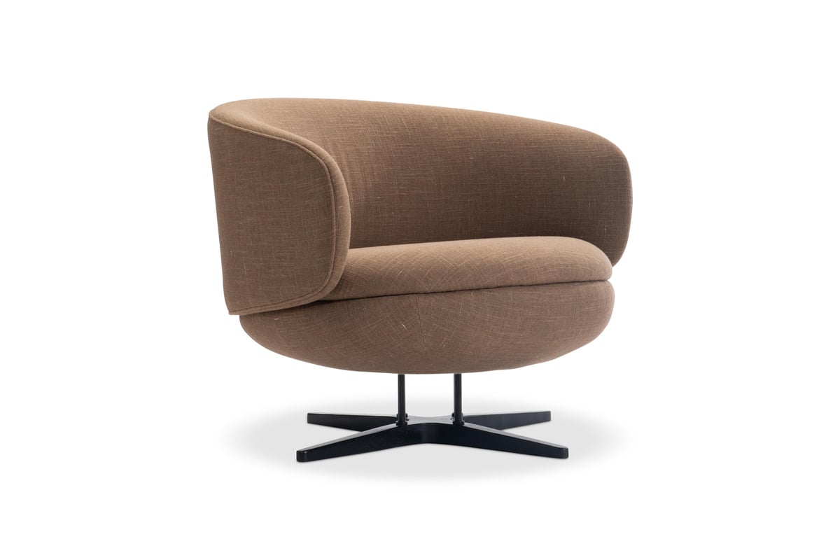 Moxi Fabric Swivel Chair