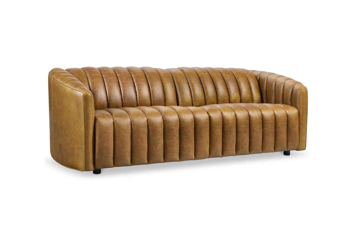 Brighton Leather Power Motion Sofa