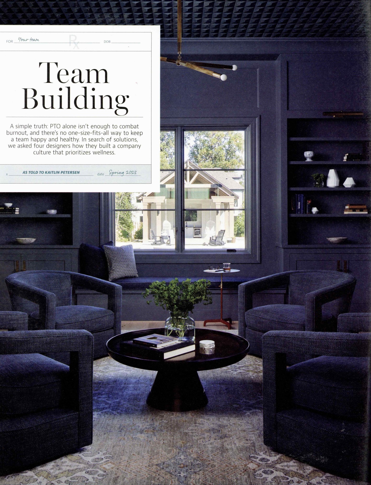 Bernhardt Furniture featured in BOH.