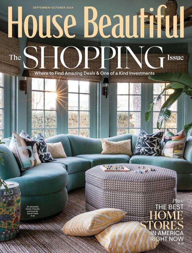 Bernhardt Interiors featured in House Beautiful September/October 2024 issue.