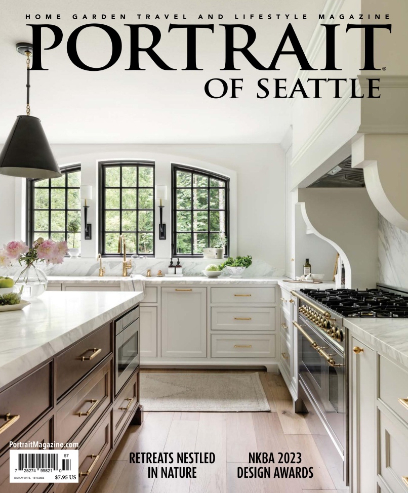 Bernhardt Interior's Penrose Entertainment Credenza, and the Sydney Sectional were featured in the Portrait of Seattle – Vol 57 issue.