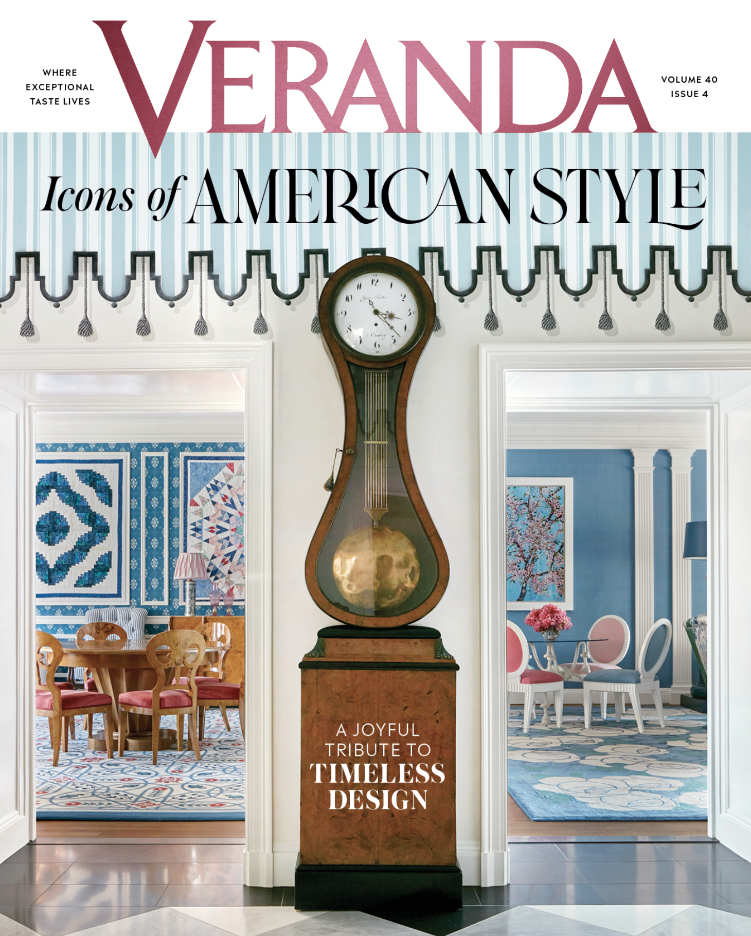 The Ballantyne Outdoor Cocktail Table featured in Veranda&nbsp;July/August 2026&nbsp;issue.