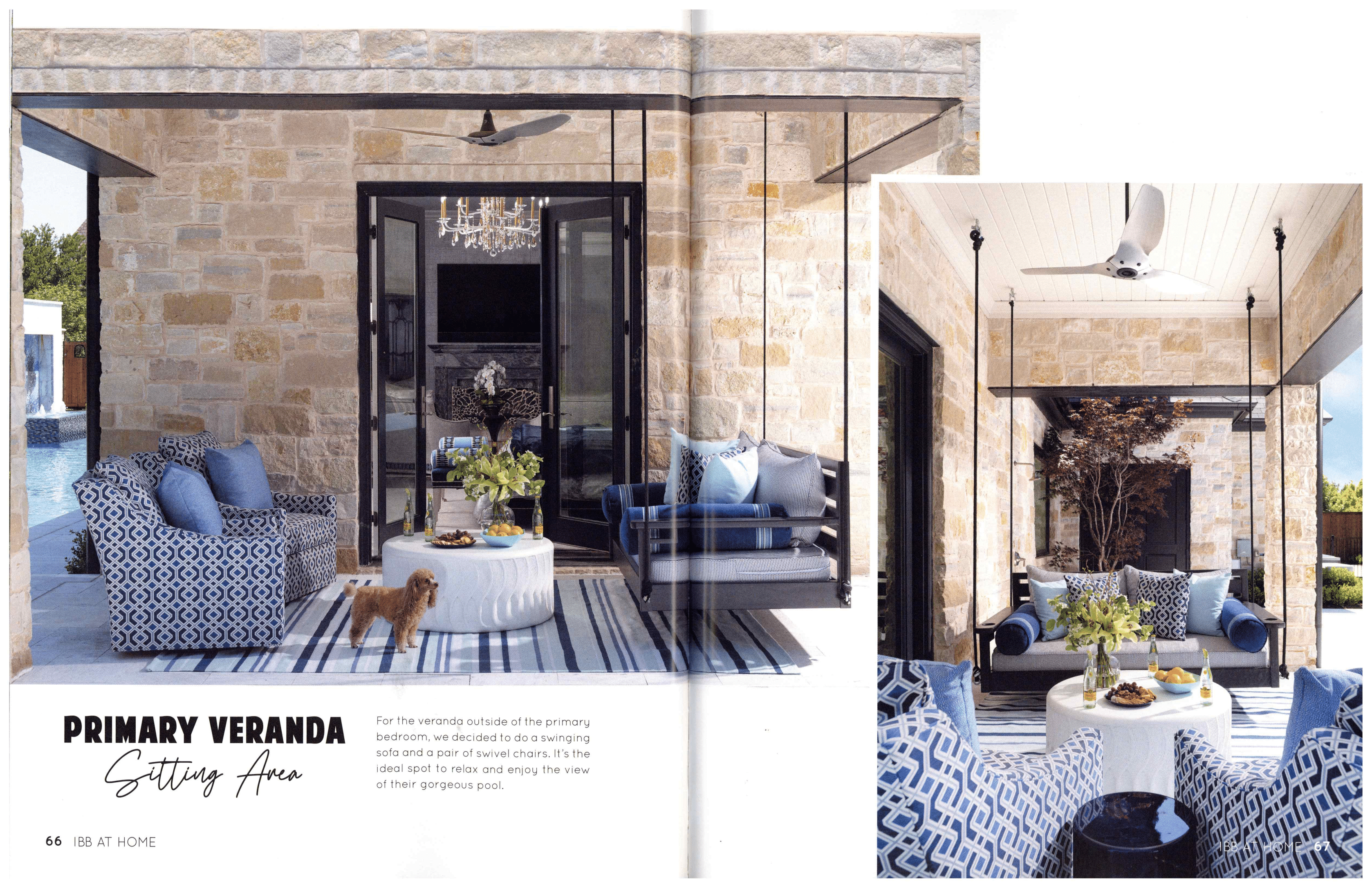 Bernhardt Furniture featured in IBB at Home Summer 2023.