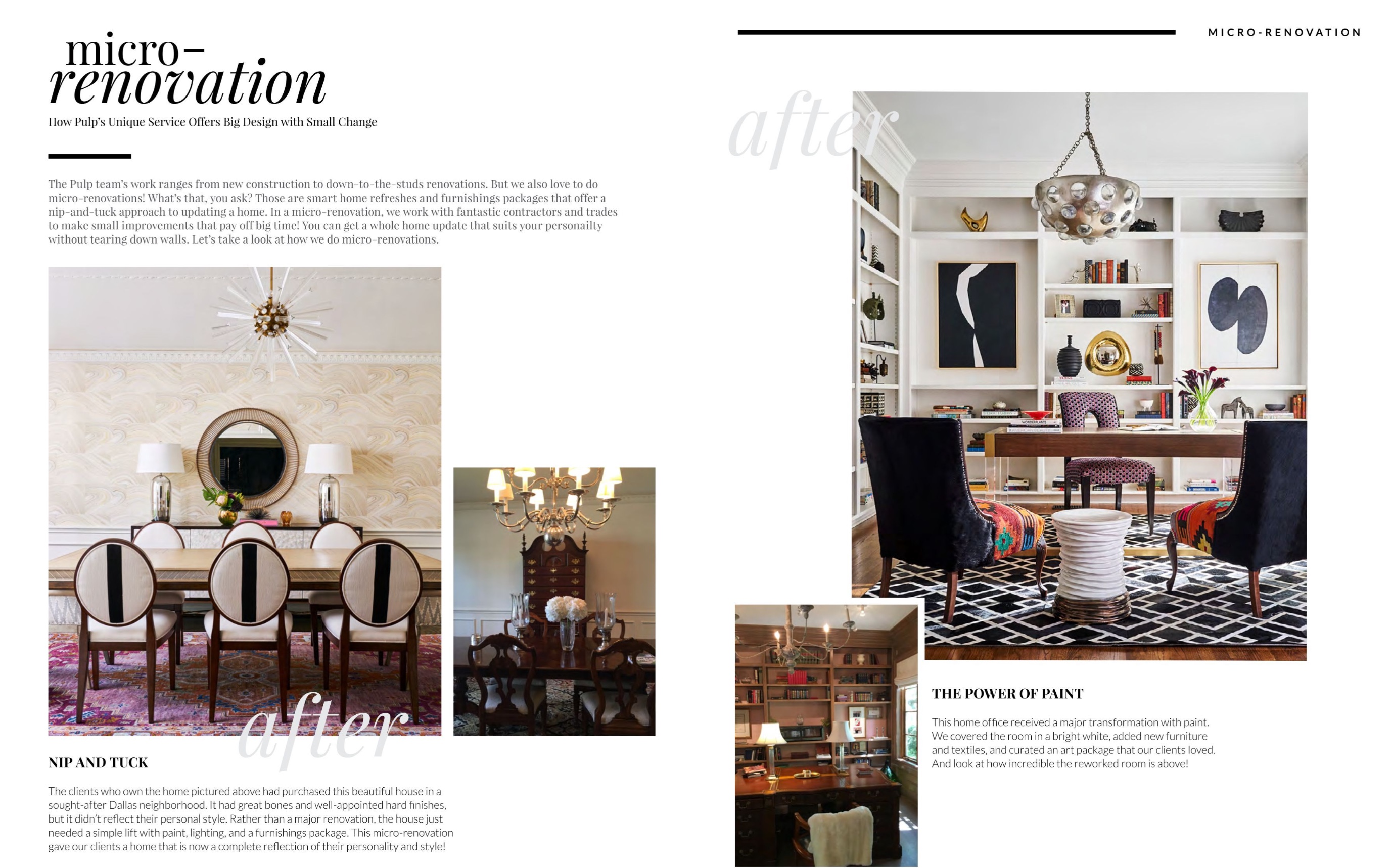 Bernhardt products featured in Pulp Design Studio's Icon magazine Spring 2021 issue.