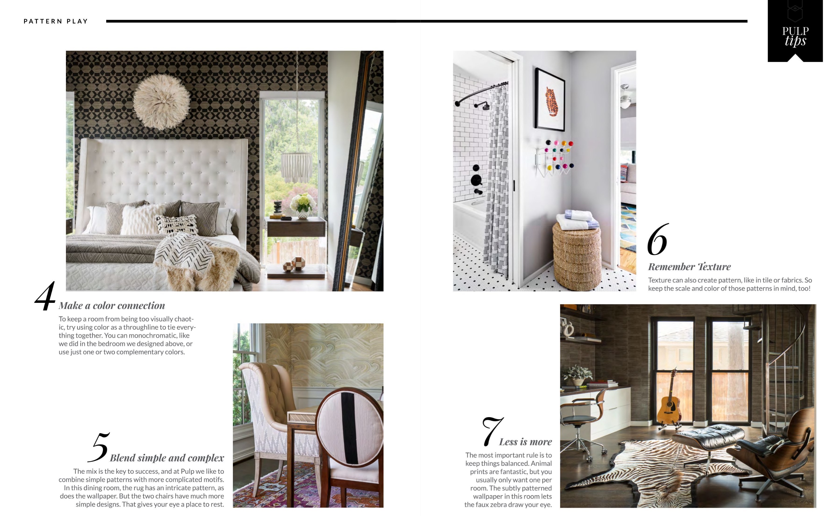 Bernhardt products featured in Pulp Design Studio's Icon magazine Spring 2021 issue.