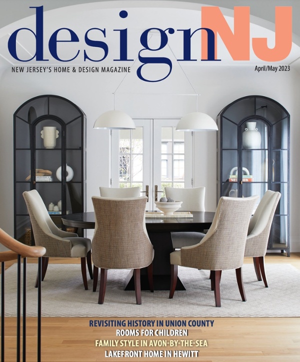 Bernhardt Modulum Dining Table featured in Design New Jersey May 2023 issue.