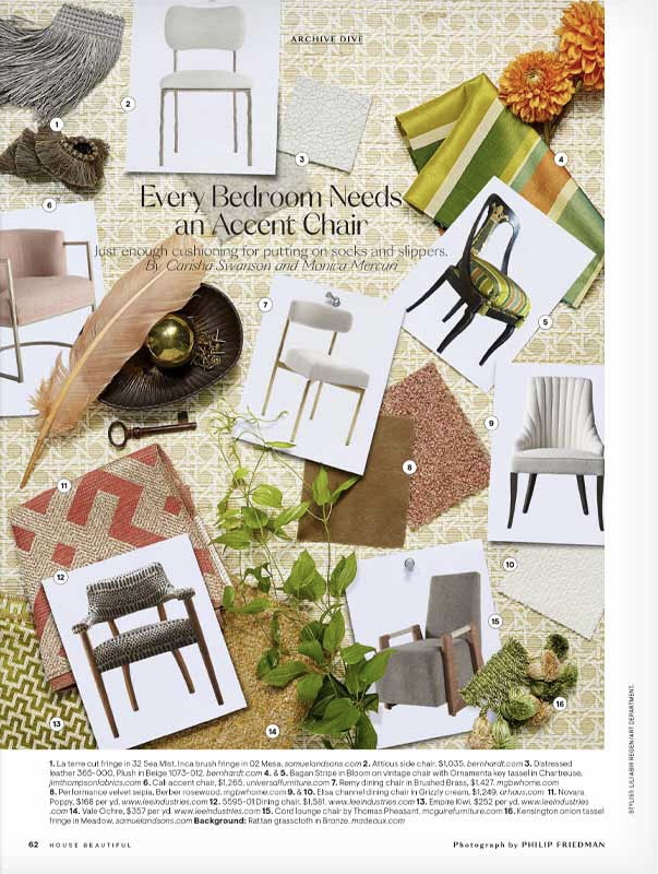 Bernhardt Furniture featured in House Beautiful – Sept 2021