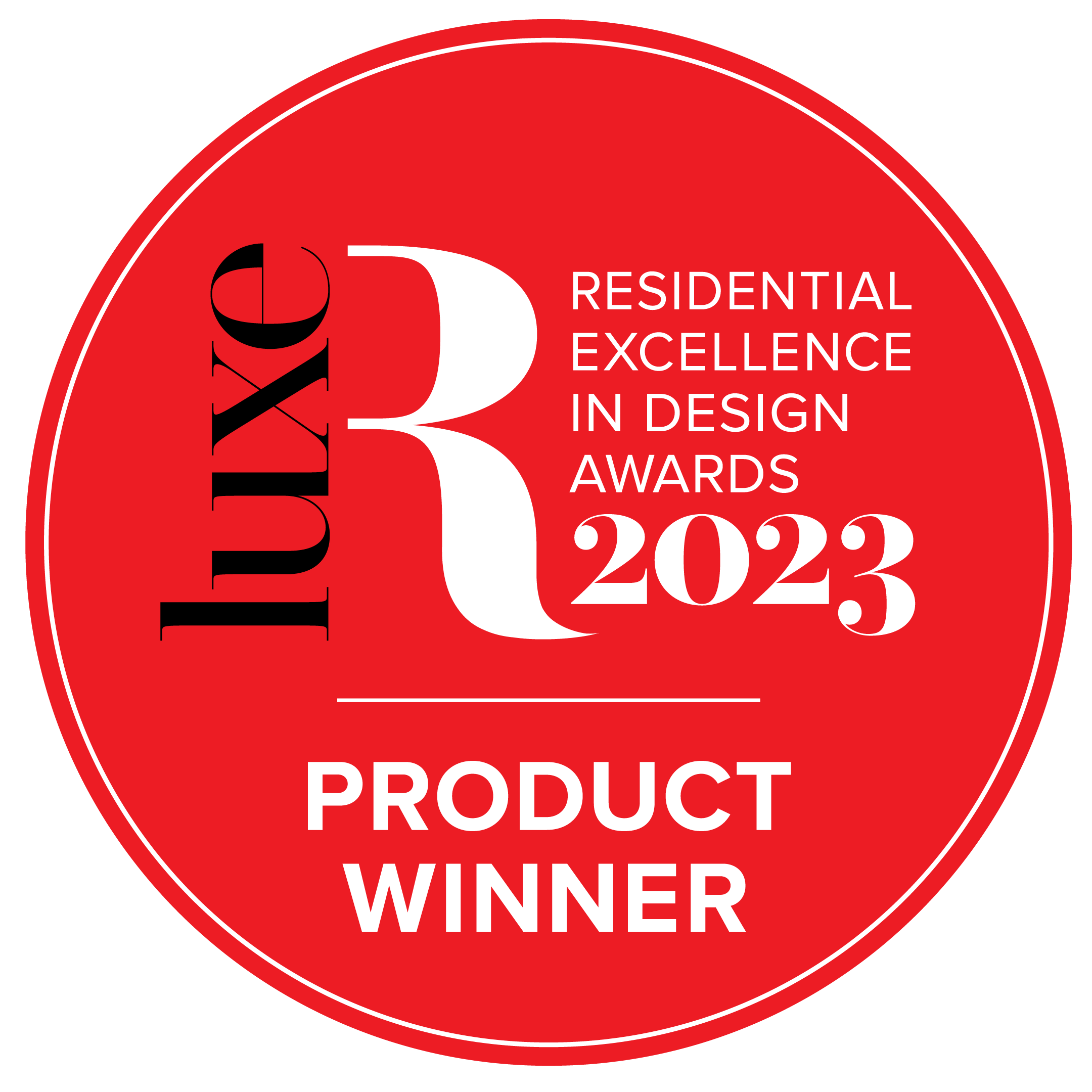 Luxe Residential Excellence in Design Award Winner 2023