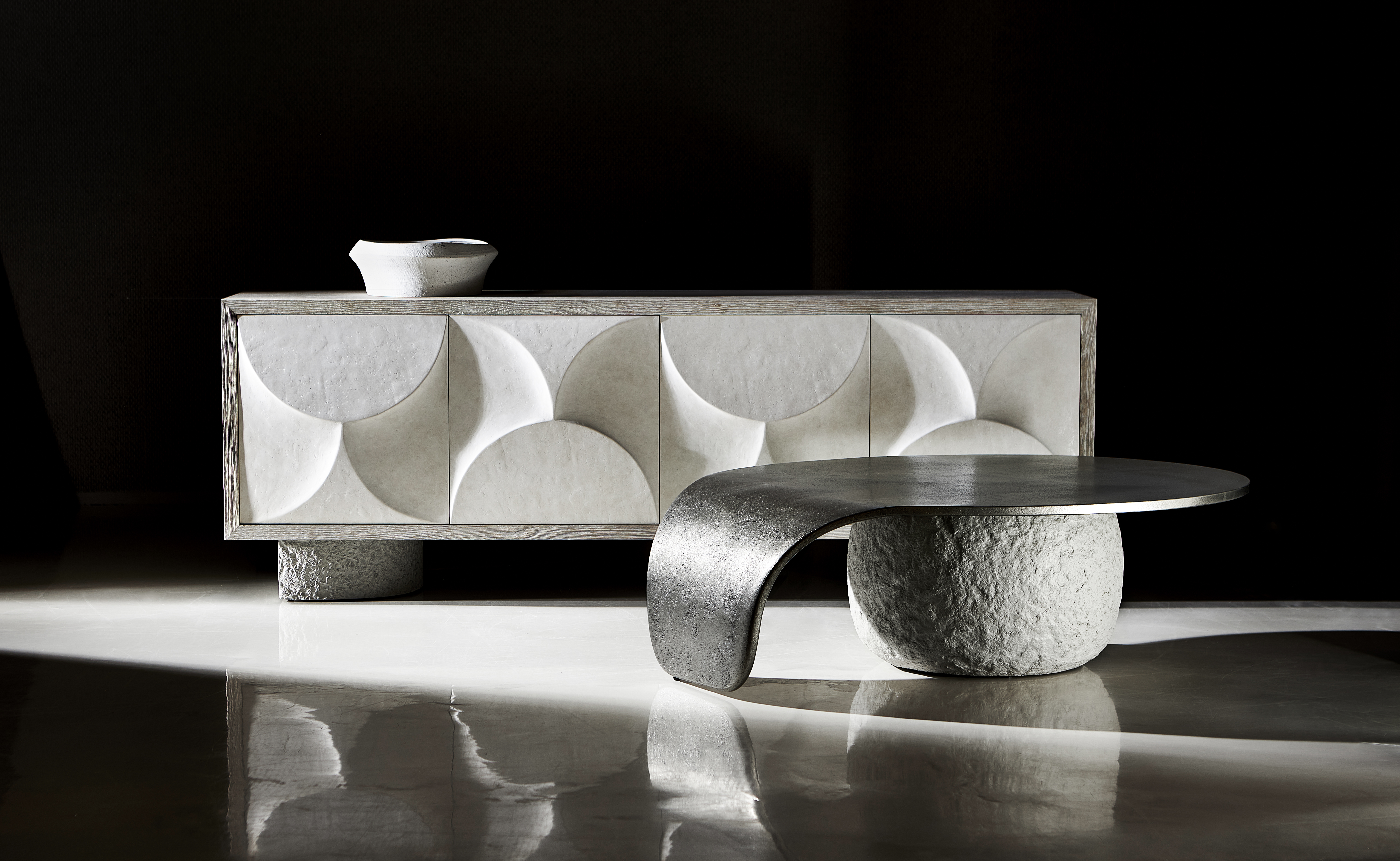 Kaori Cocktail and Lunula Credenza