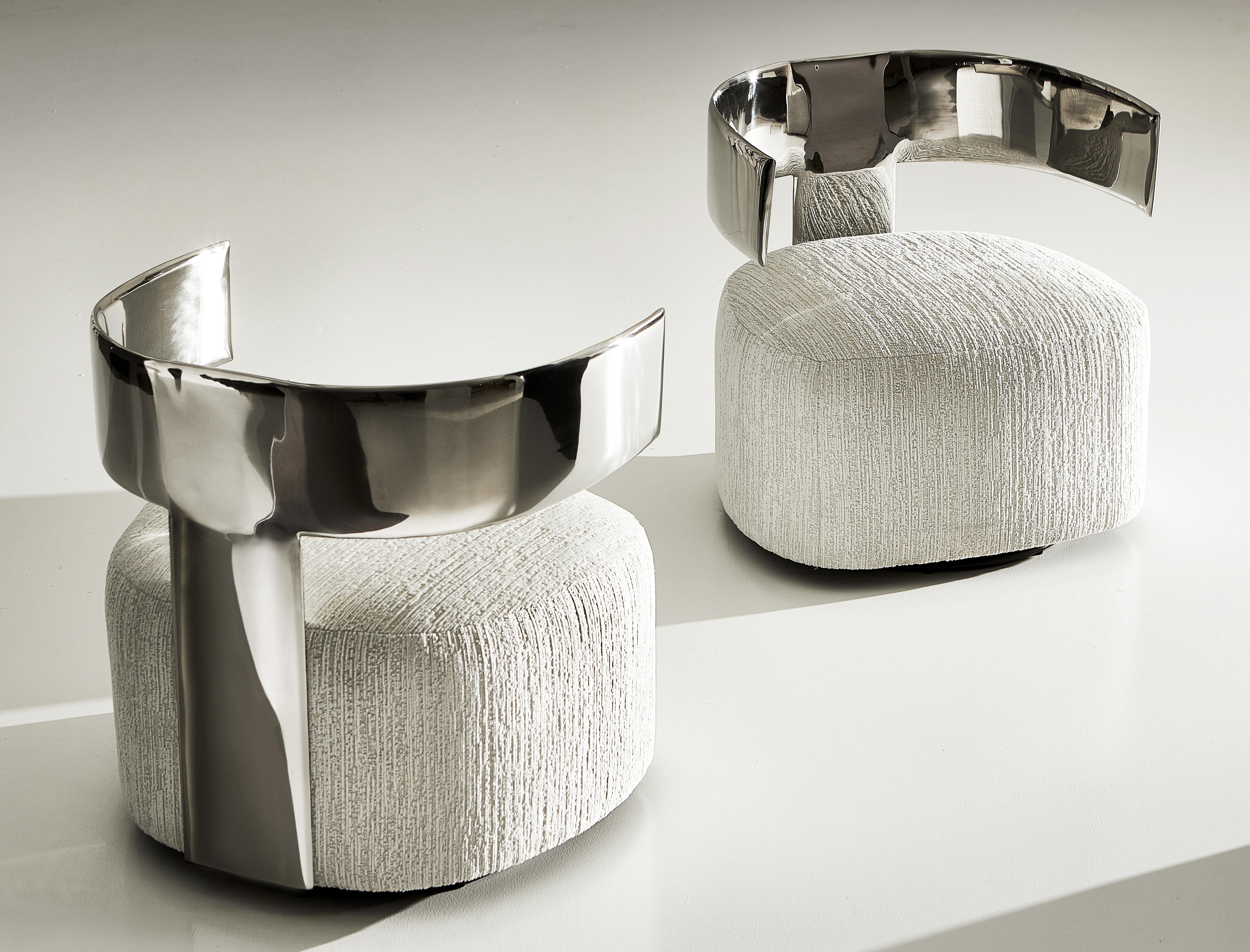 Ares Fabric Swivel Chair