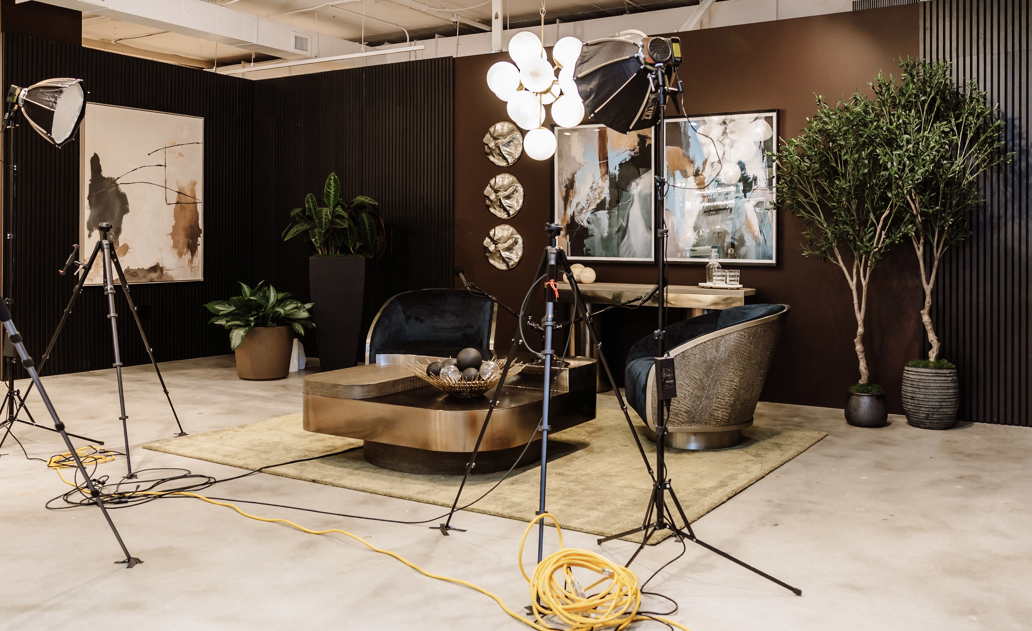 Bernhardt in the ANDMORE Podcast Studio