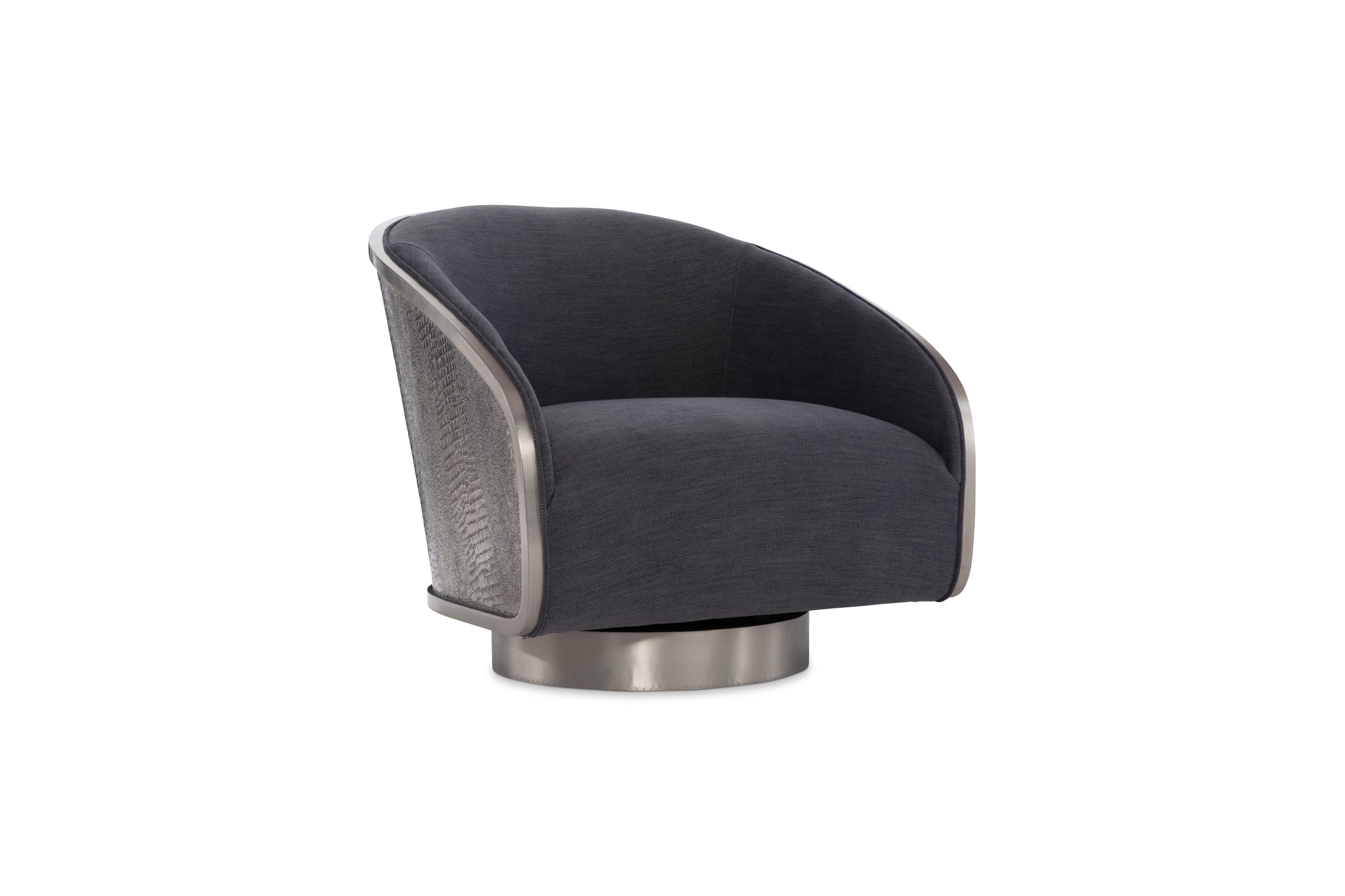 Miles Fabric Swivel Chair