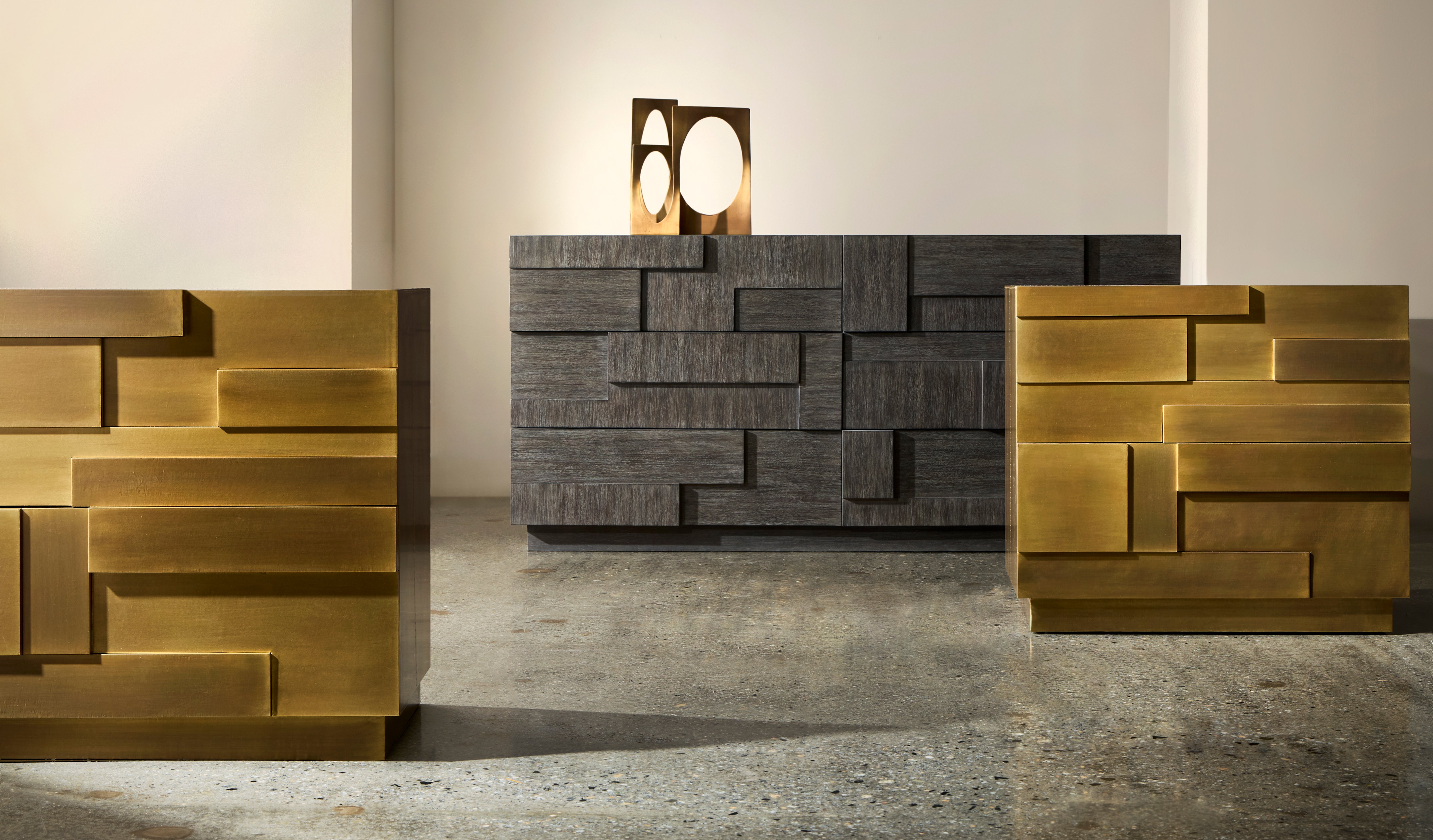 Bernhardt Interiors introduces new pieces defined by sculptural forms, refined finishes, and unexpected materials.