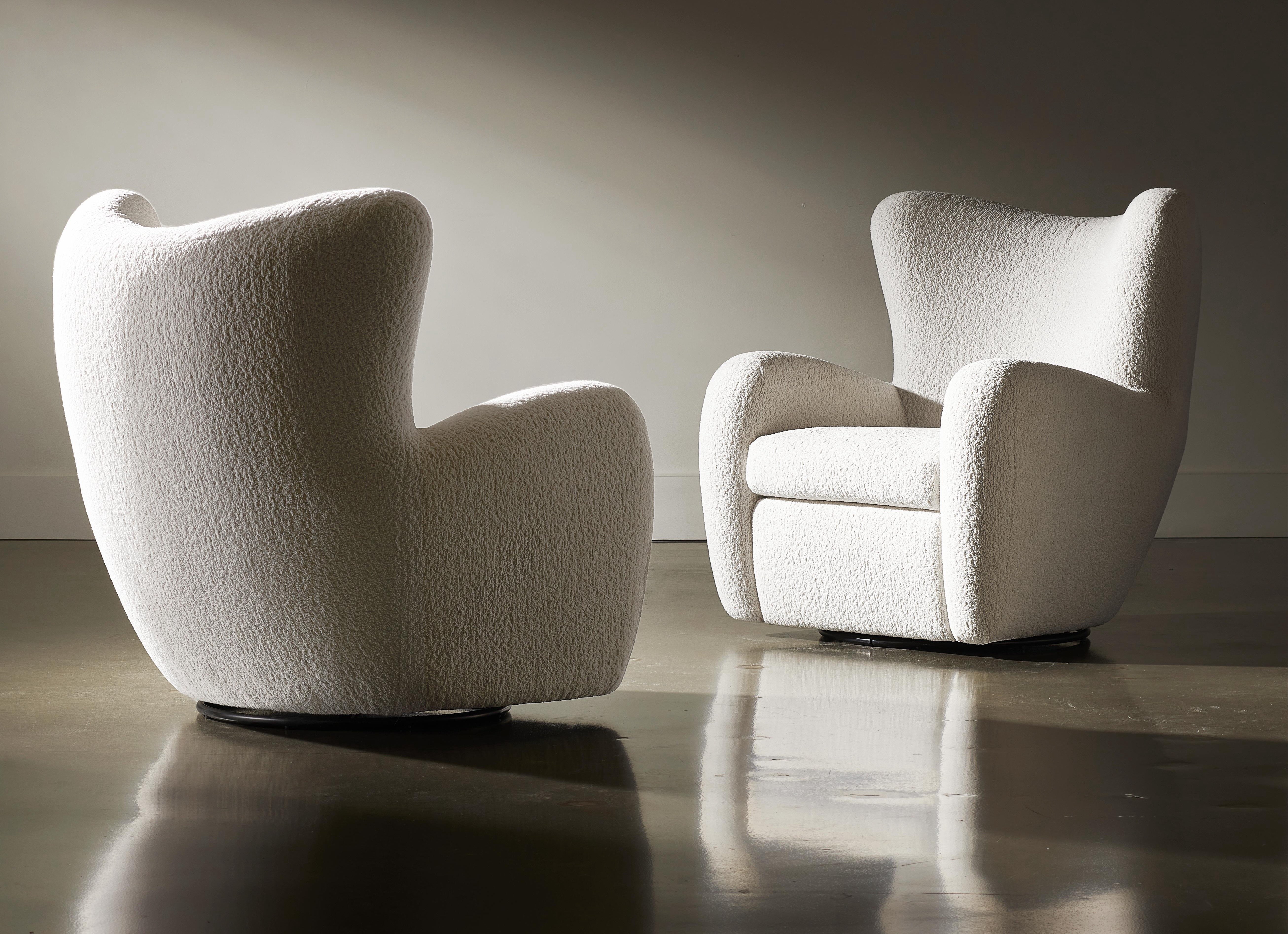 Silvi Fabric Swivel Chair