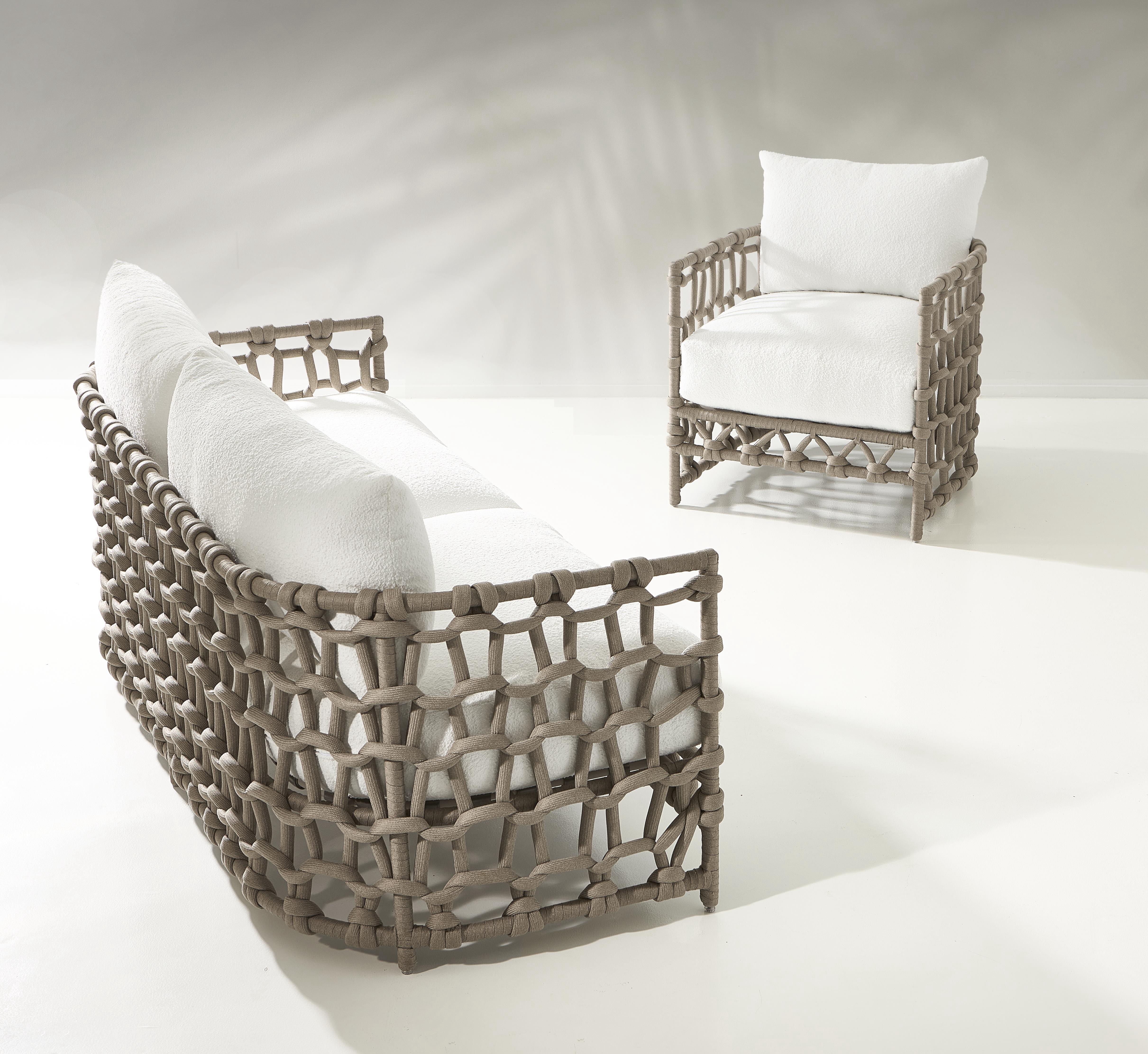 Nodi Outdoor Sofa and Nodi Outdoor Chair