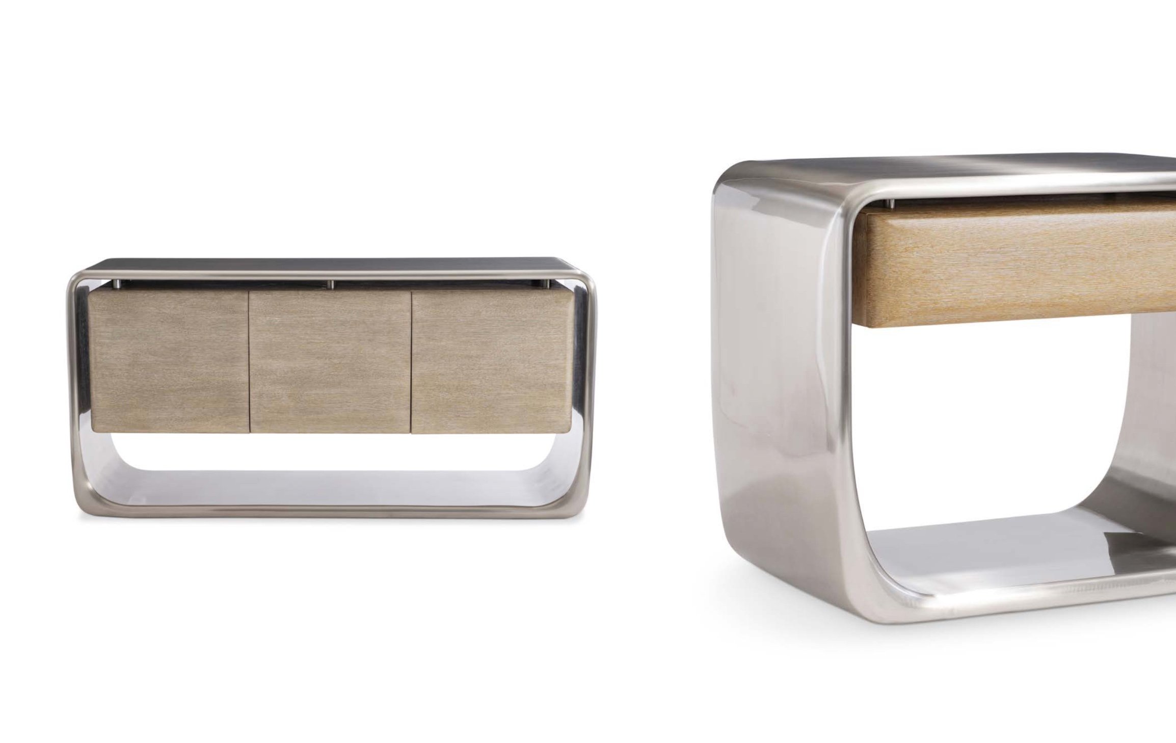 Bernhardt Interiors introduces new pieces defined by sculptural forms, refined finishes, and unexpected materials.