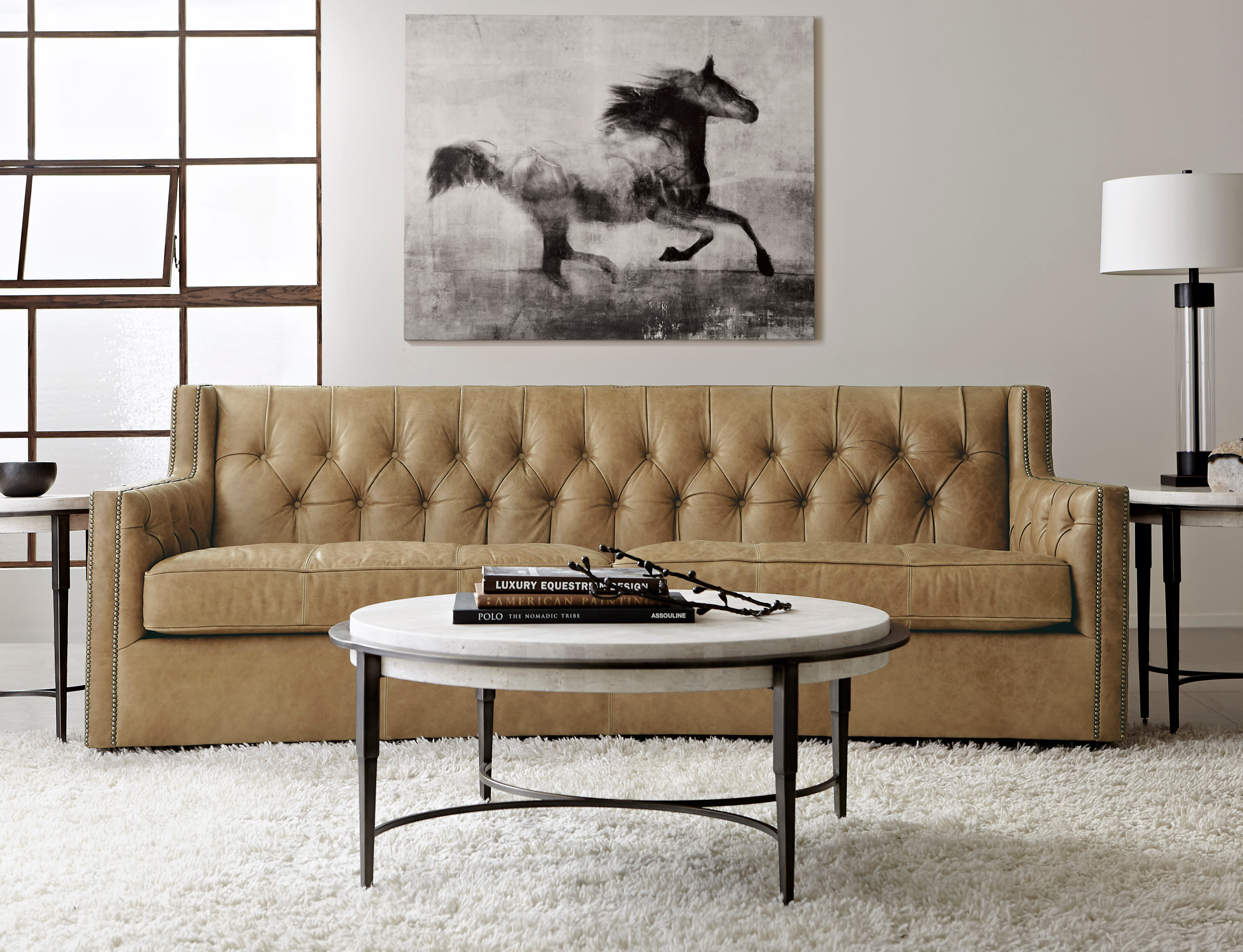 Candace Leather Sofa