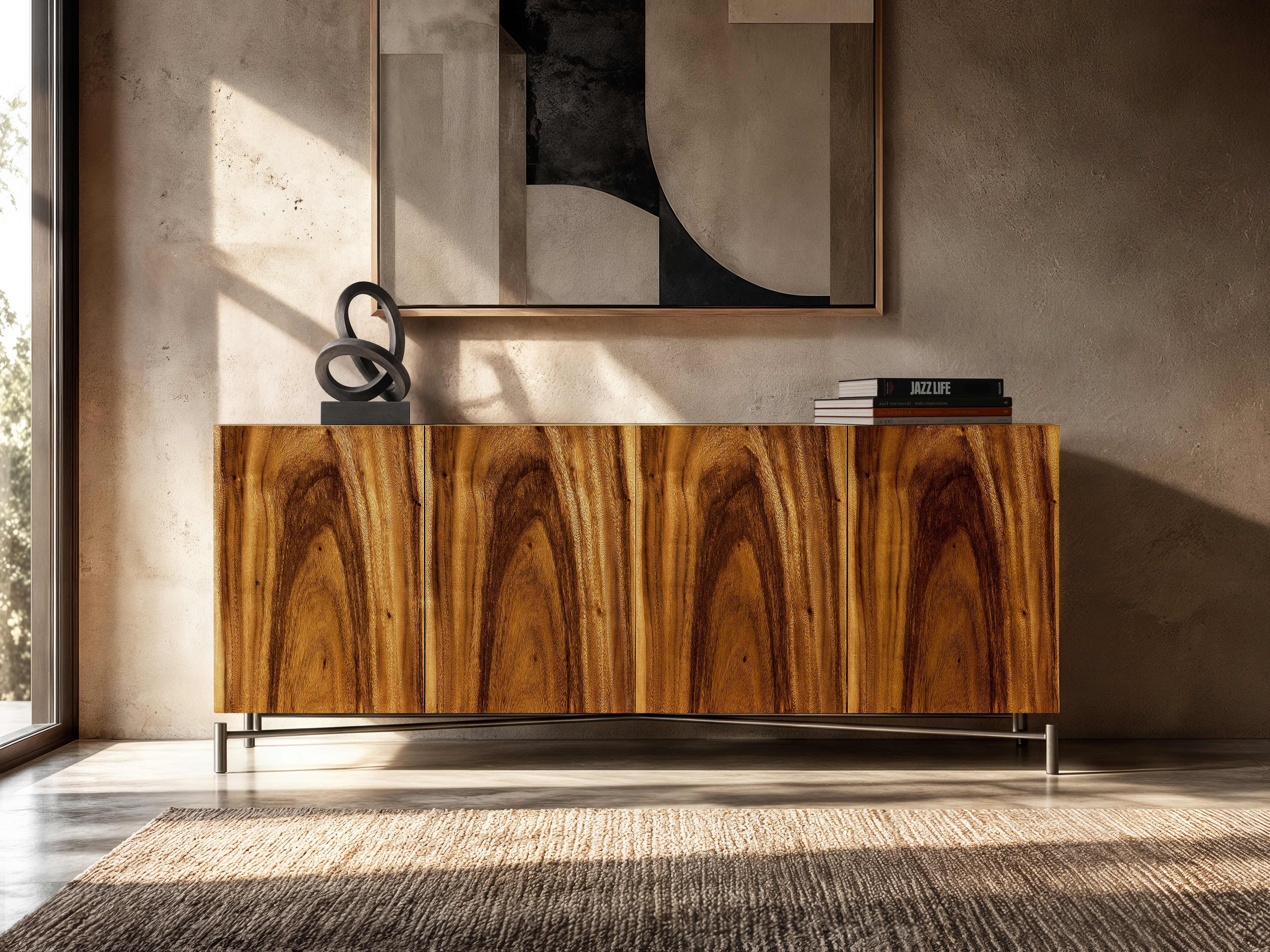 Modern silhouettes, thoughtful scale and luxurious materials define the newest additions to the Bernhardt Loft collection.