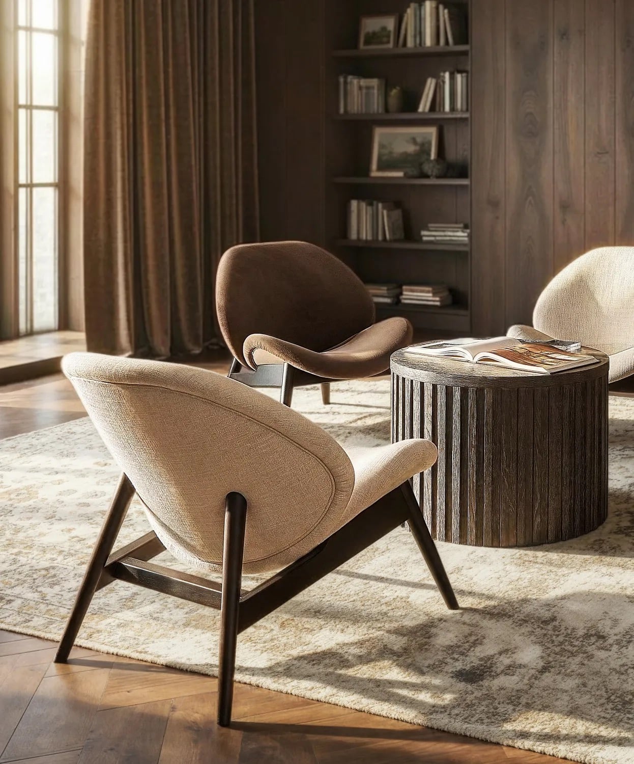 Modern silhouettes, thoughtful scale and luxurious materials define the newest additions to the Bernhardt Loft collection.