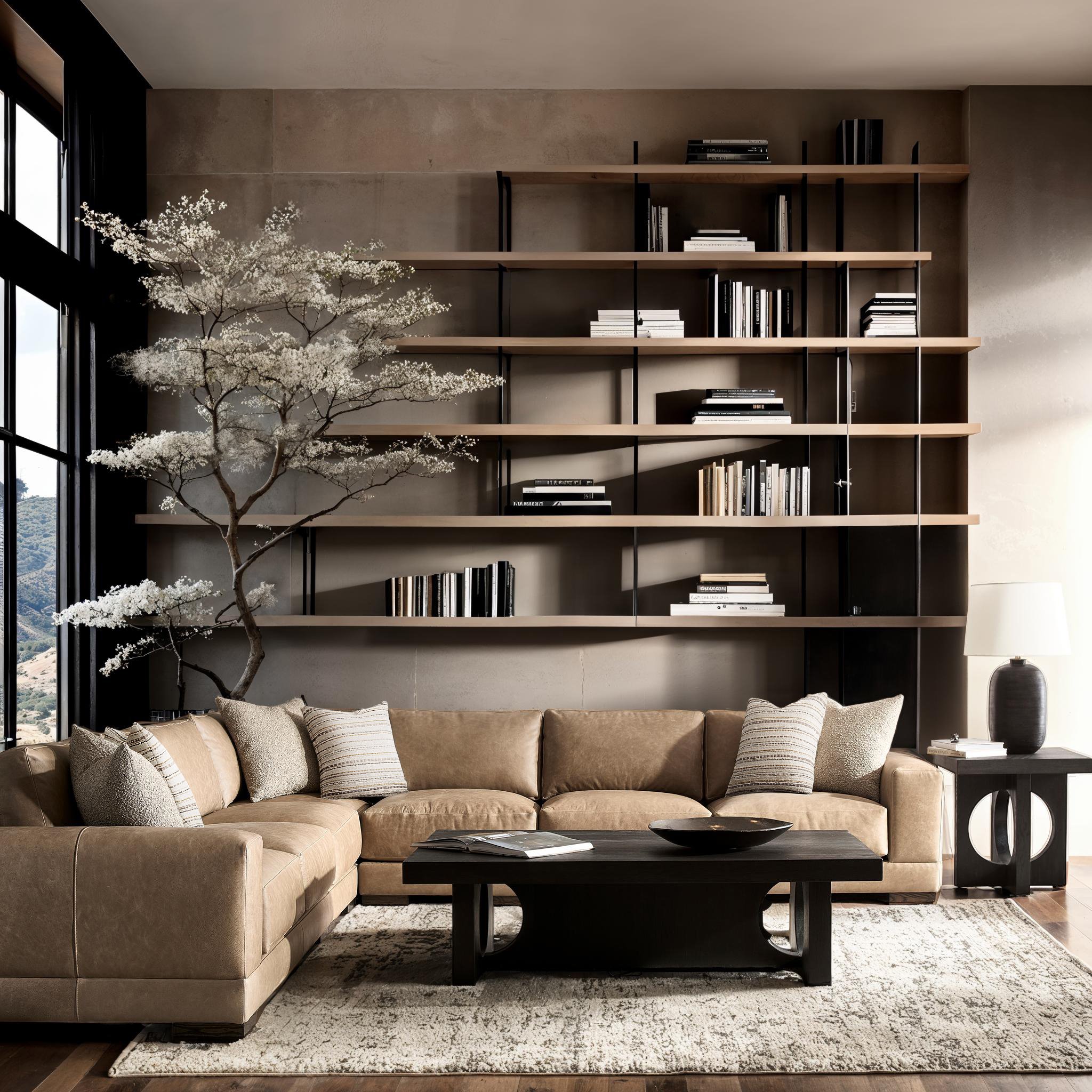 Lars Leather Sectional 