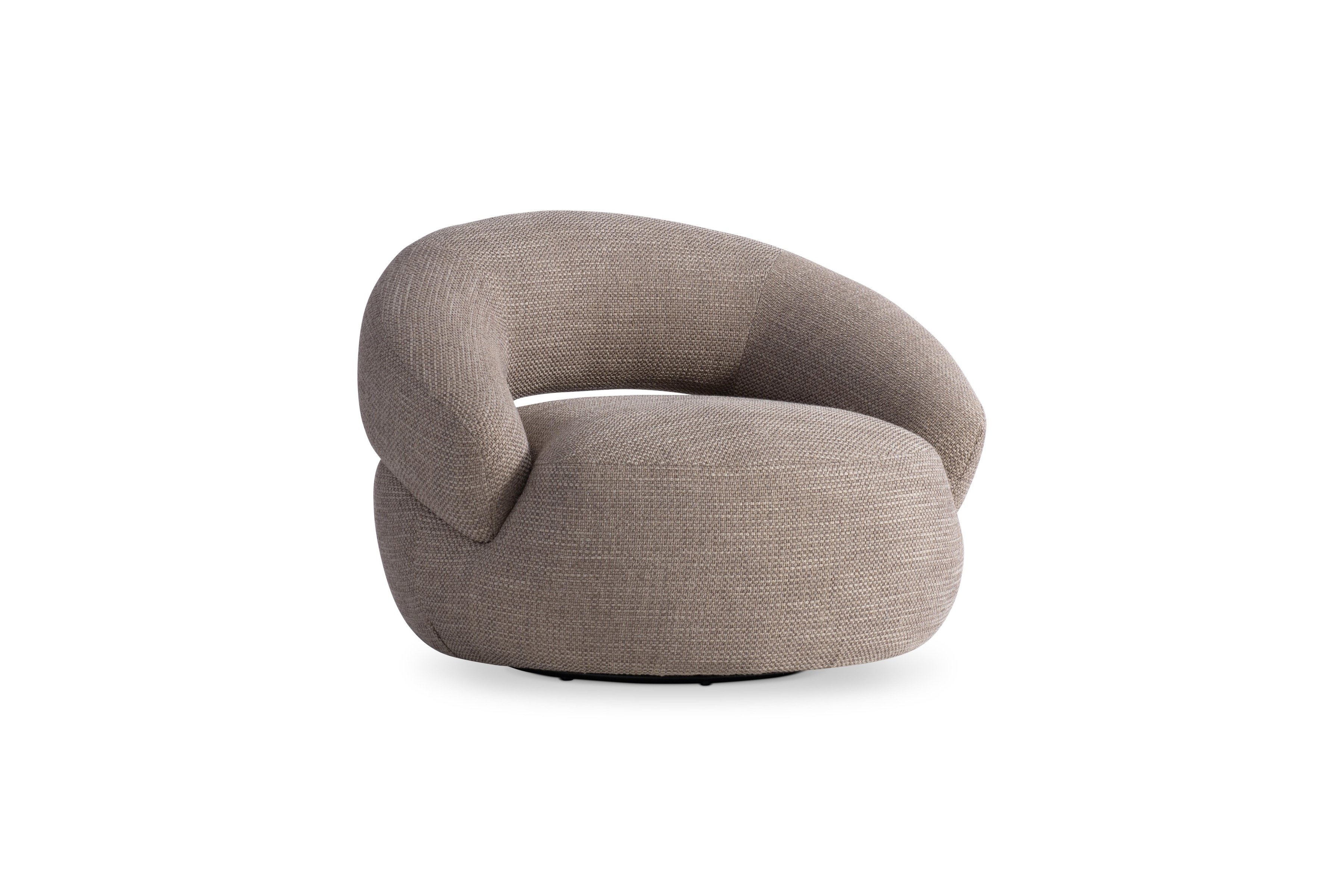 Cleo Fabric Swivel Chair