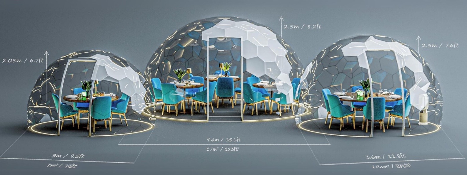 HPMKT 3-D Domes