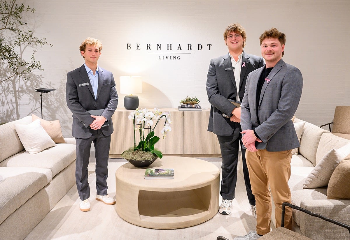 Bernhardt Hosts High Point Students
