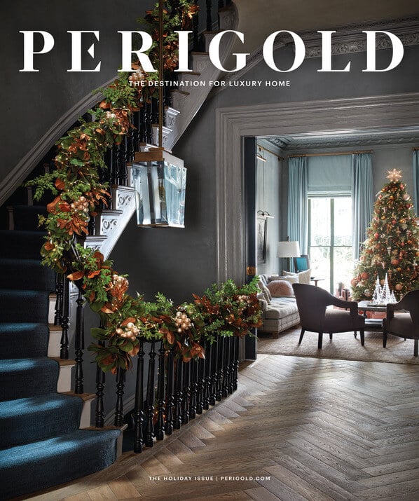 Bernhardt and Bernhardt Interiors products featured in the Perigold Catalog – Book of Design 2024 issue.