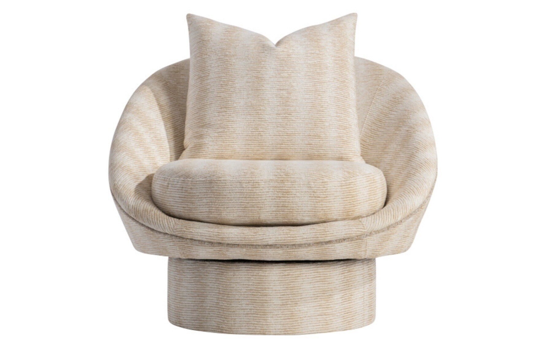 Lucia Fabric Swivel Chair