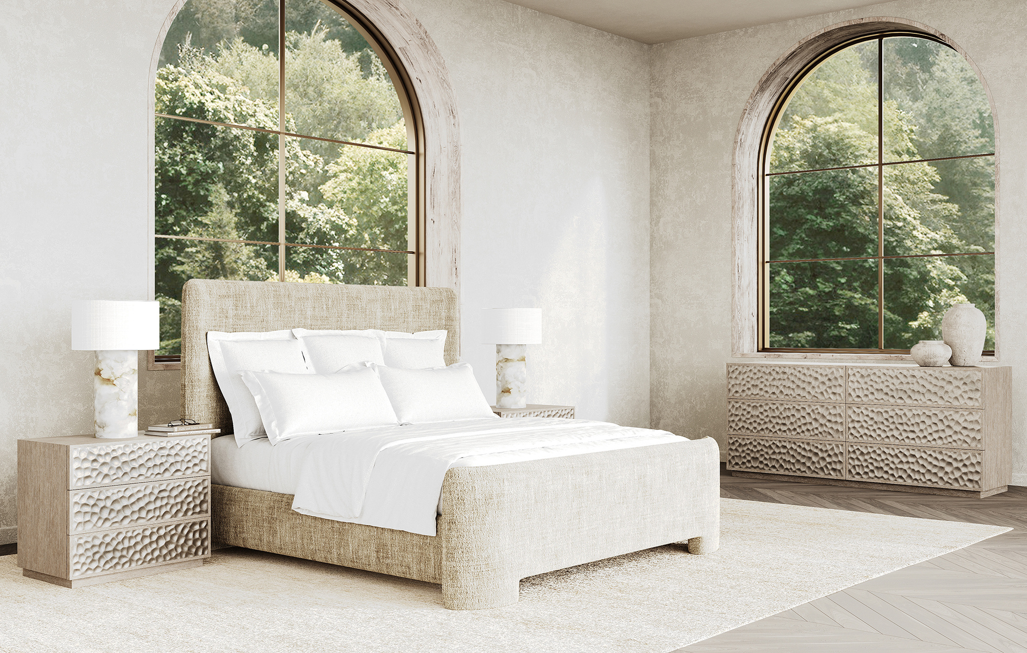 Bernhardt Interiors Pemba bed.